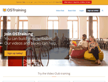 Tablet Screenshot of ostraining.com